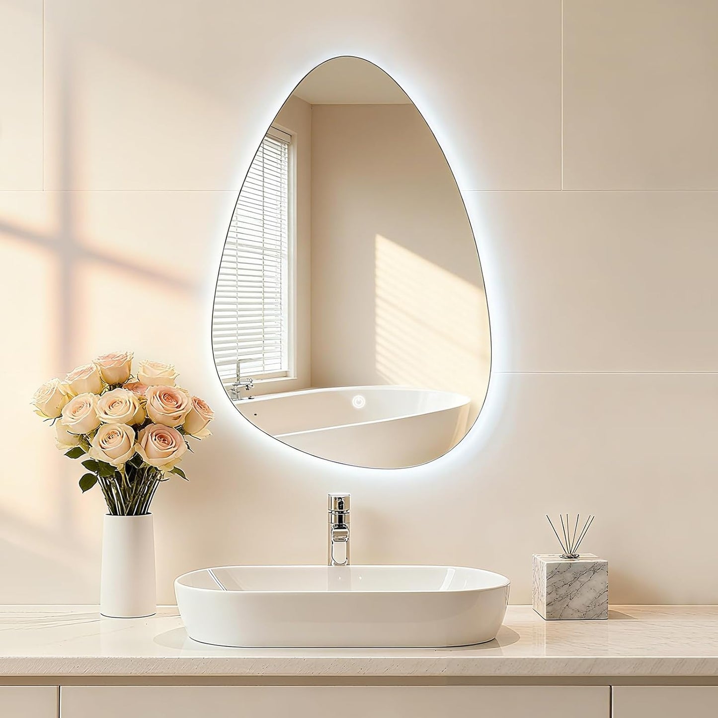 Bathroom Mirror with LED Lights