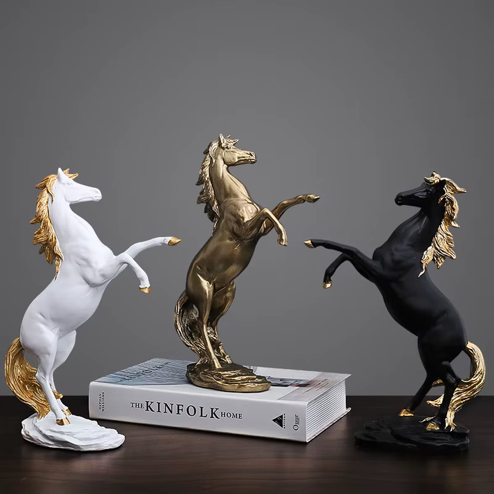Luxury Home Decor Exquisite Horse Statue Modern 