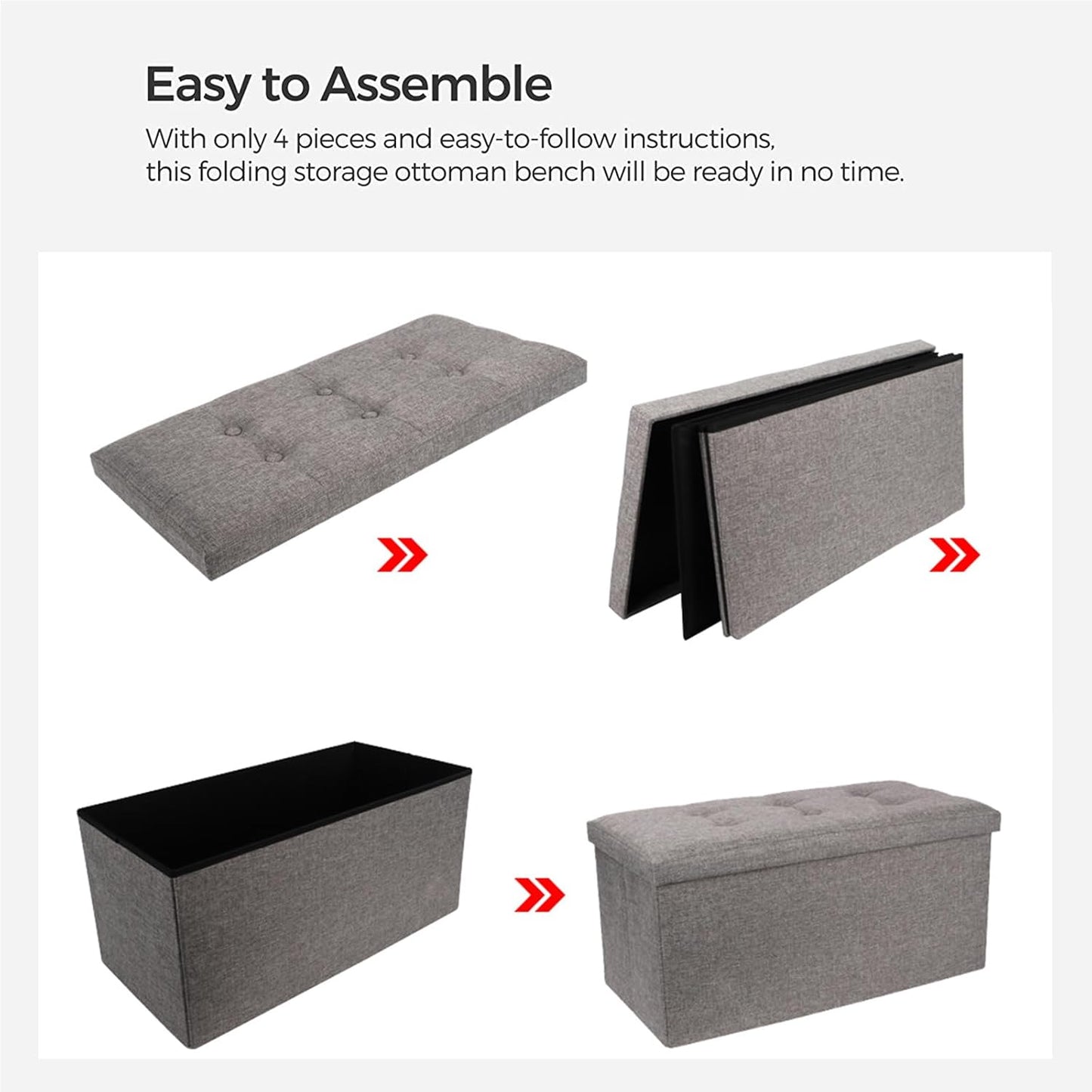 Large  Storage Ottoman Box 