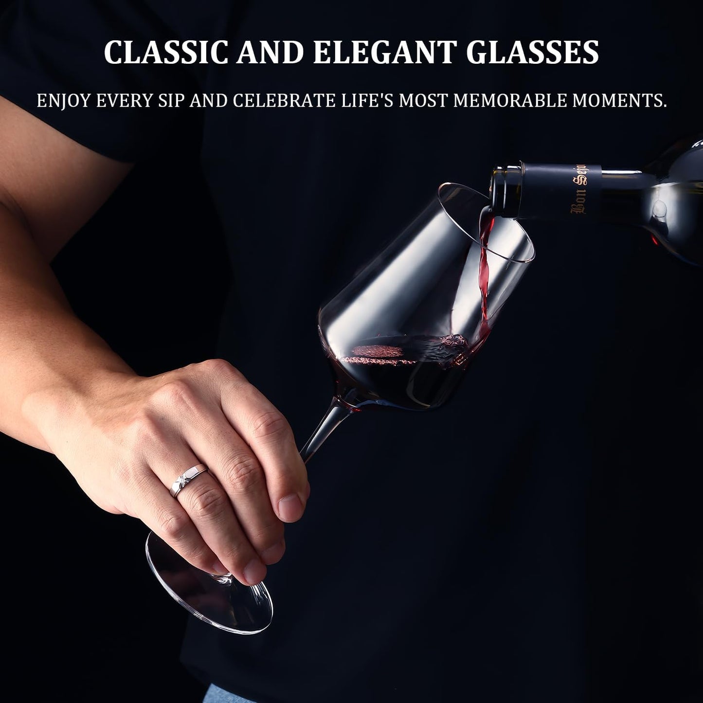 White Wine Glasses Set of 2