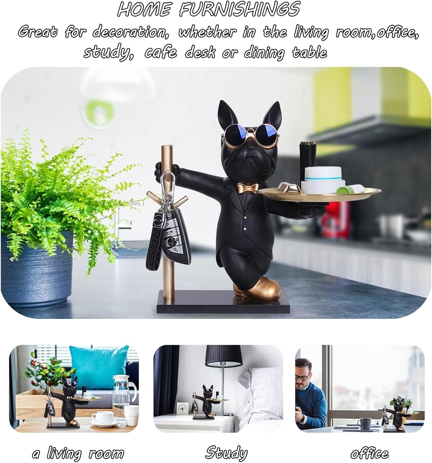 Bulldog Sculpture Decoration