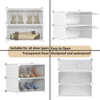 10-Tier Shoe Rack-Fits 20 Pairs