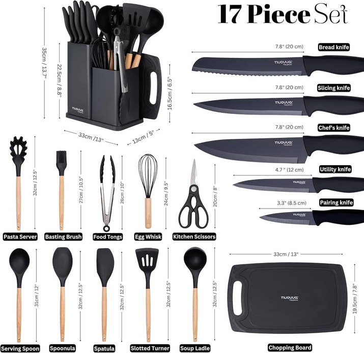 Cooking Utensils Set with Chopping Board 