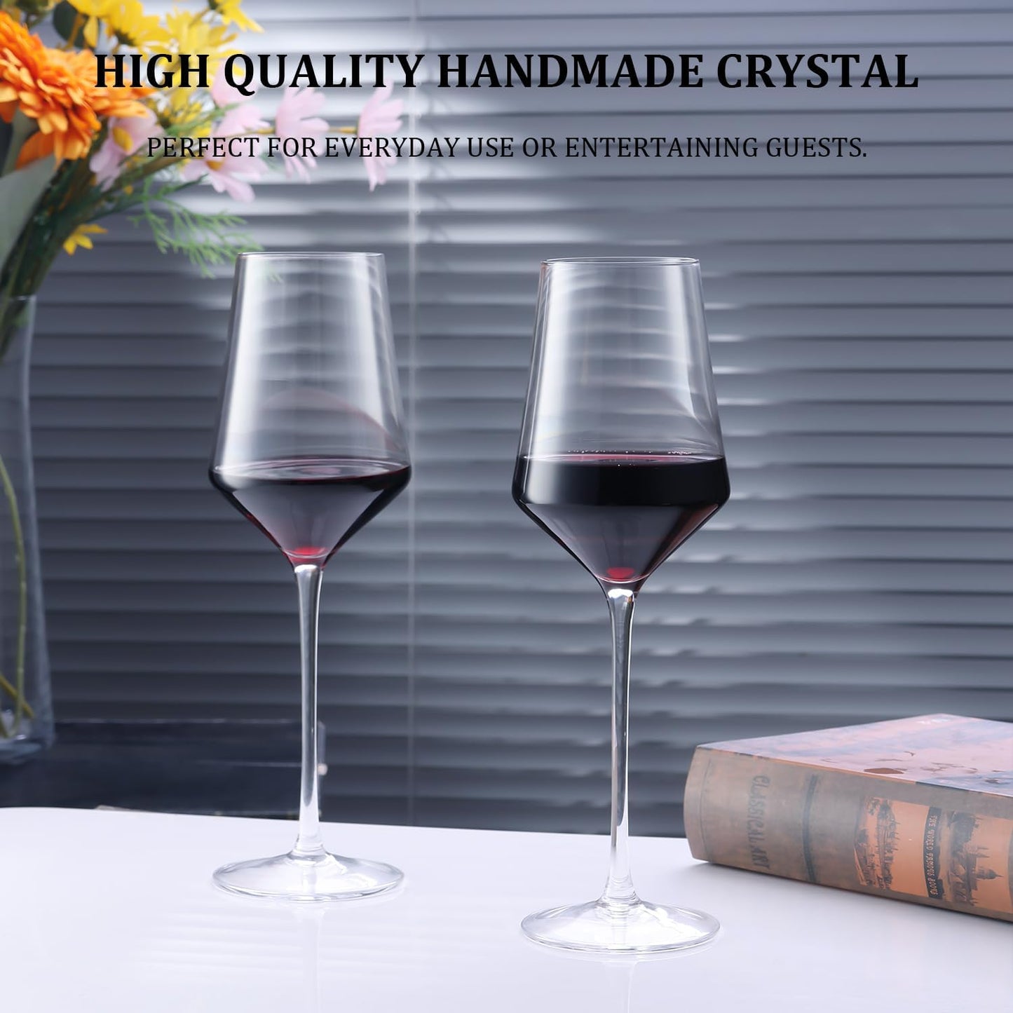 White Wine Glasses Set of 2