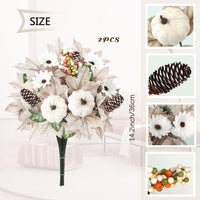  Artificial Flower Decoration Pumpkin Branch 