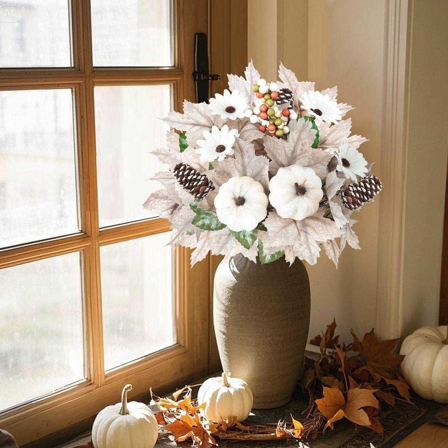  Artificial Flower Decoration Pumpkin Branch 