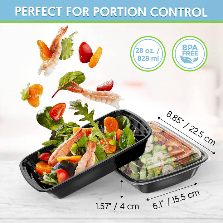 [20 Pack] Meal Prep Containers