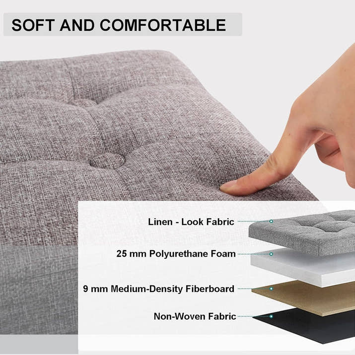 Large  Storage Ottoman Box 