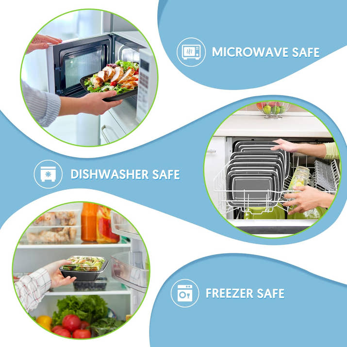 [20 Pack] Meal Prep Containers