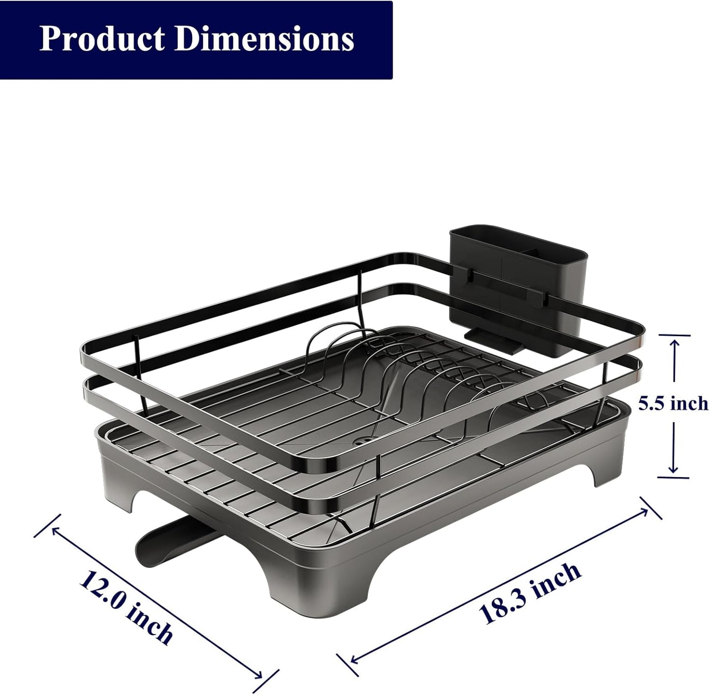 Dish Drainer Rack 
