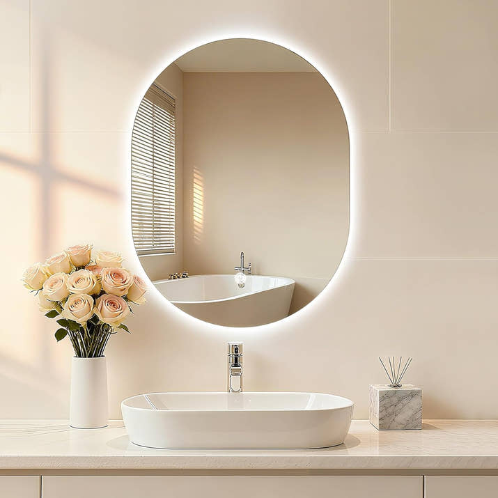 Bathroom Mirror with LED Lights