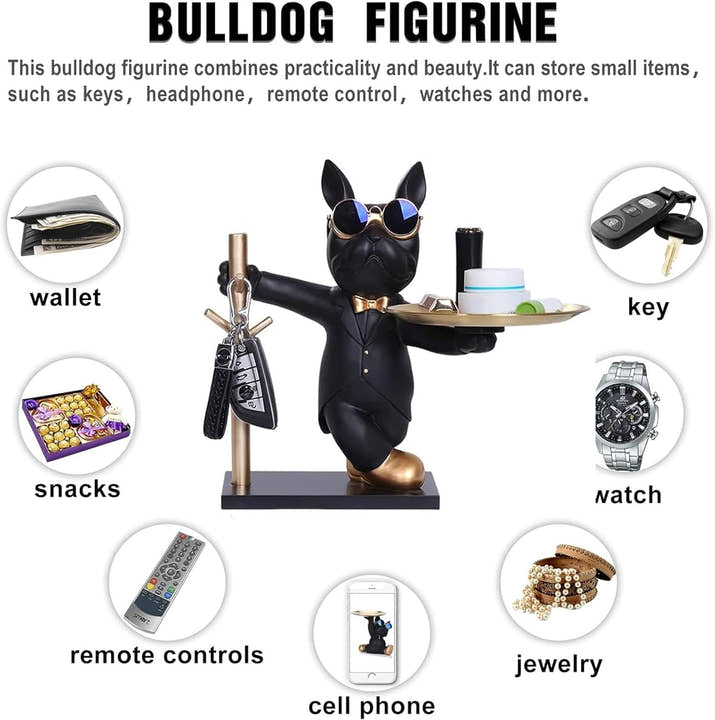 Bulldog Sculpture Decoration