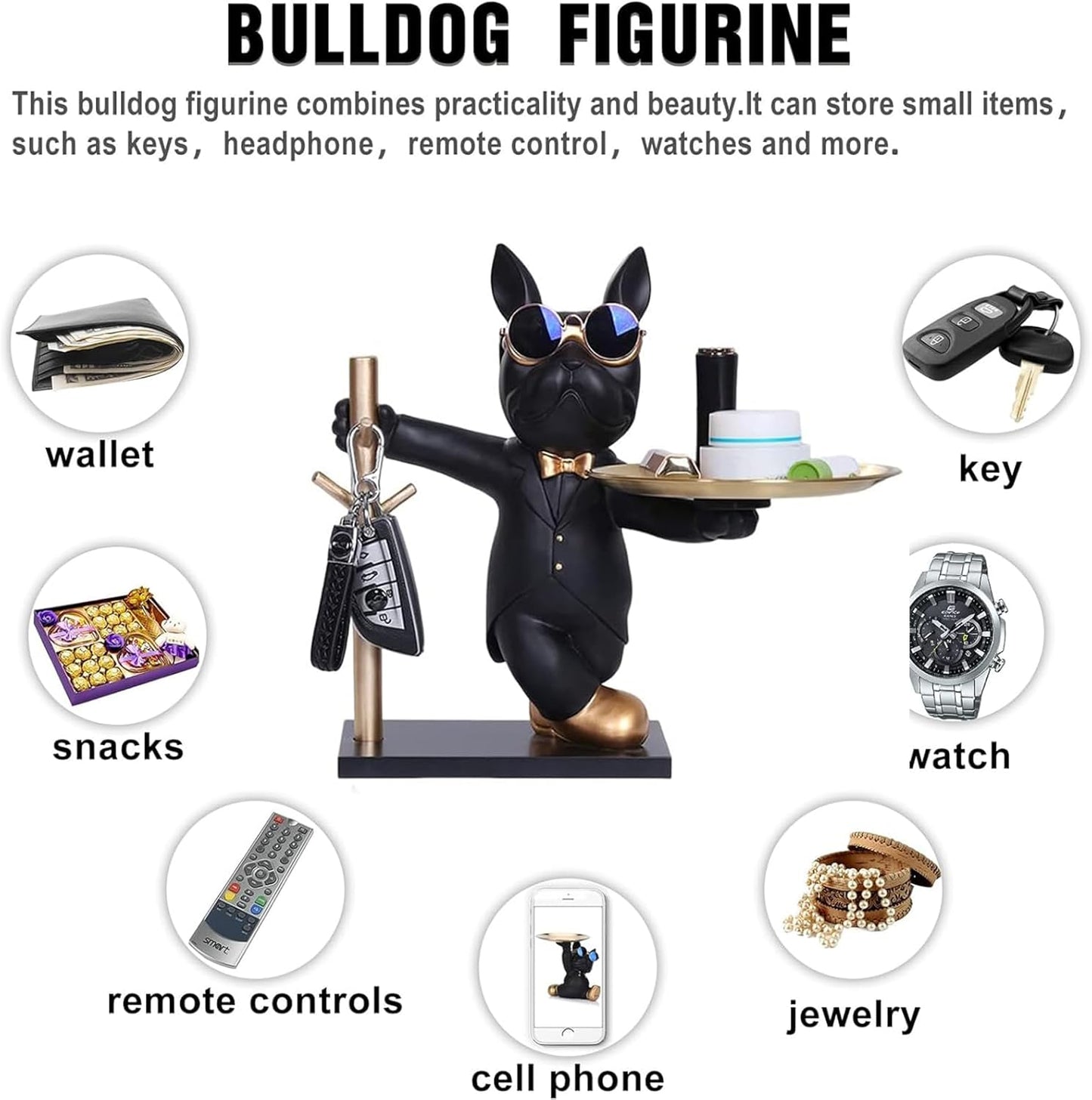 Bulldog Sculpture Decoration