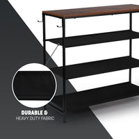 4 Tier Shoe Rack with Shelf 