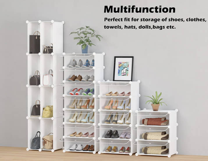 10-Tier Shoe Rack-Fits 20 Pairs