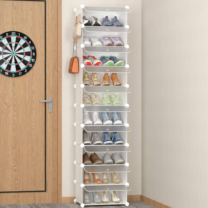 10-Tier Shoe Rack-Fits 20 Pairs