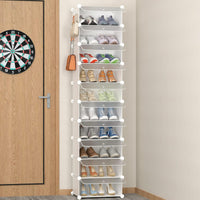 10-Tier Shoe Rack-Fits 20 Pairs