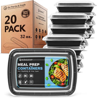 [20 Pack] Meal Prep Containers
