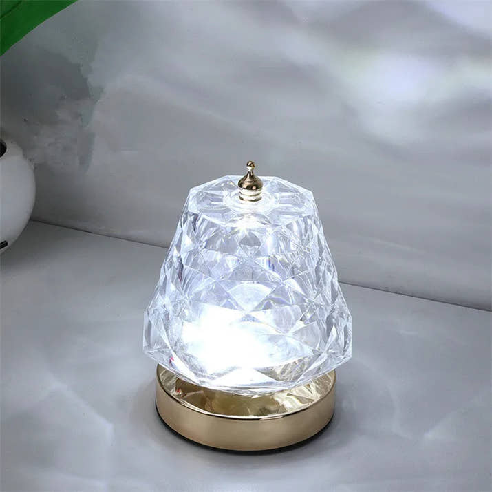  Acrylic Led Luxury Crystal Rose Table Light 