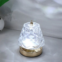  Acrylic Led Luxury Crystal Rose Table Light 
