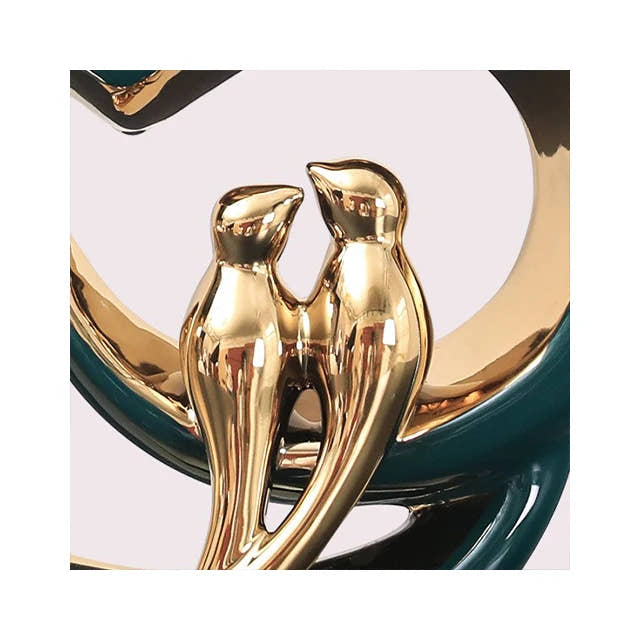 Light Luxury Ceramic Apple Ornament 