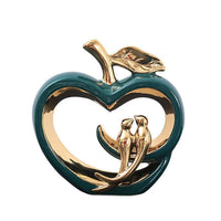 Light Luxury Ceramic Apple Ornament 