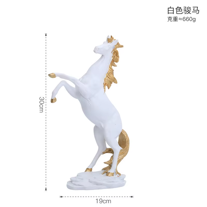 Luxury Home Decor Exquisite Horse Statue Modern 