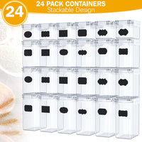 24 PCS Food Storage Containers
