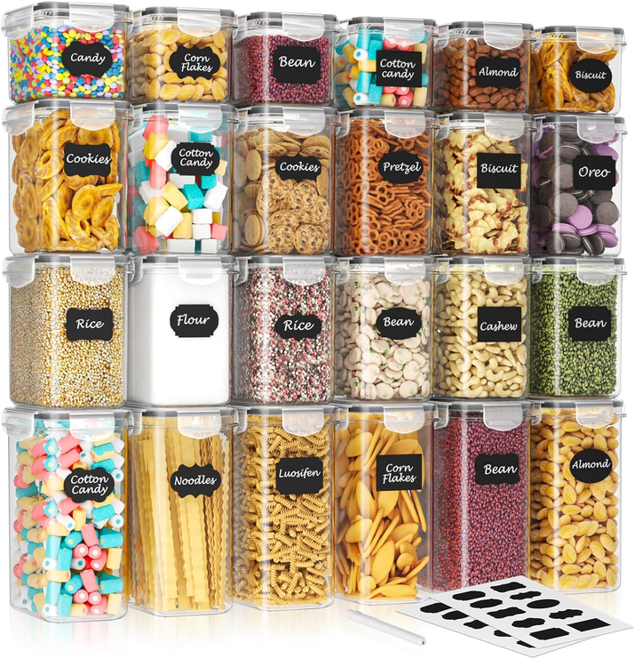 24 PCS Food Storage Containers