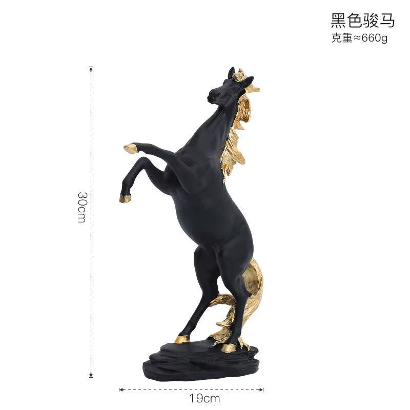 Luxury Home Decor Exquisite Horse Statue Modern 