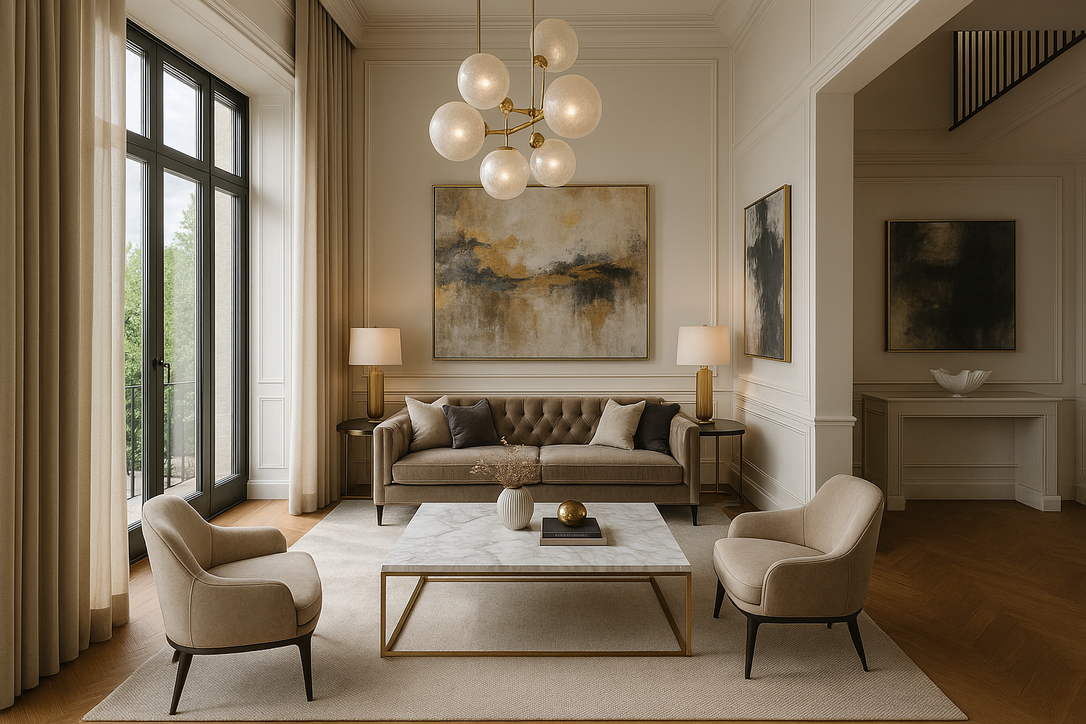 inside of nice luxury home